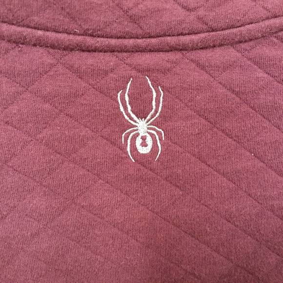 Spyder Maroon Quilted Pullover - Picture 15 of 15